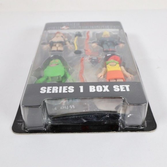 The Real Ghostbusters Minimates Series 1 Box Set Janine Slimer Ray Egon NEW - Picture 4 of 7